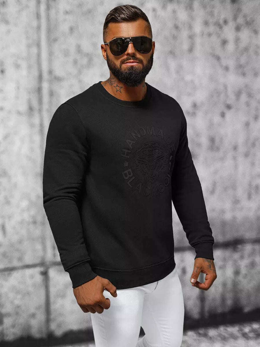 Juodas džemperis Adma