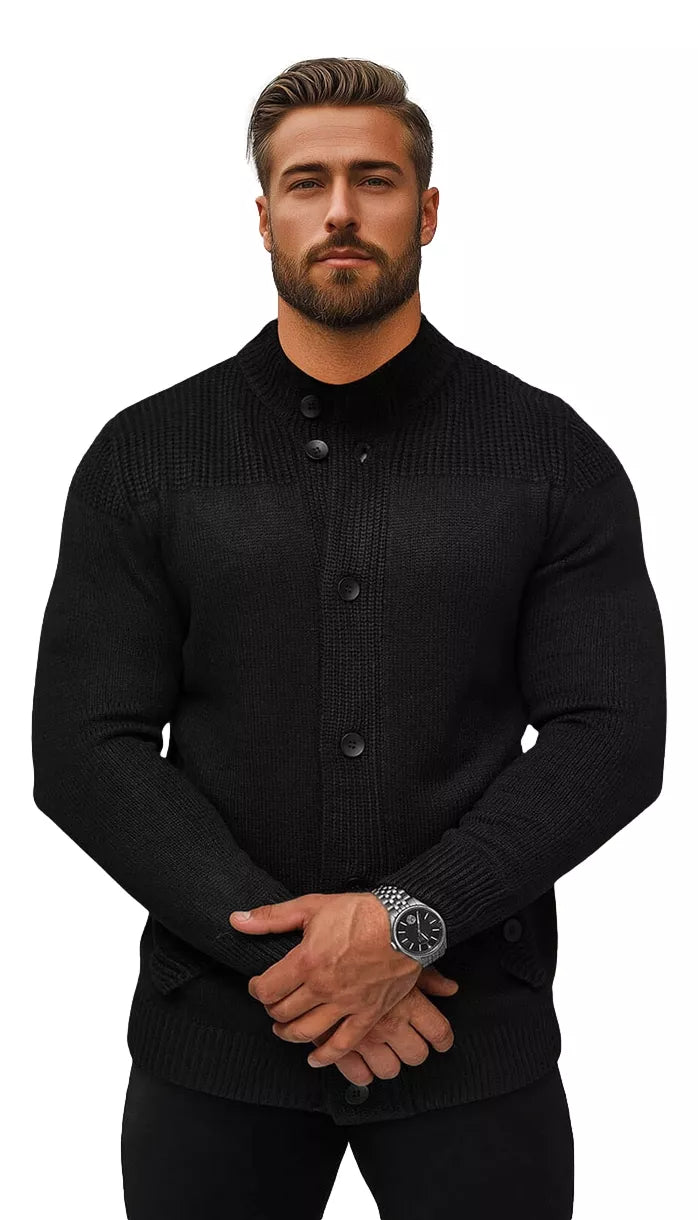 Juodos spalvos megztinis Artir