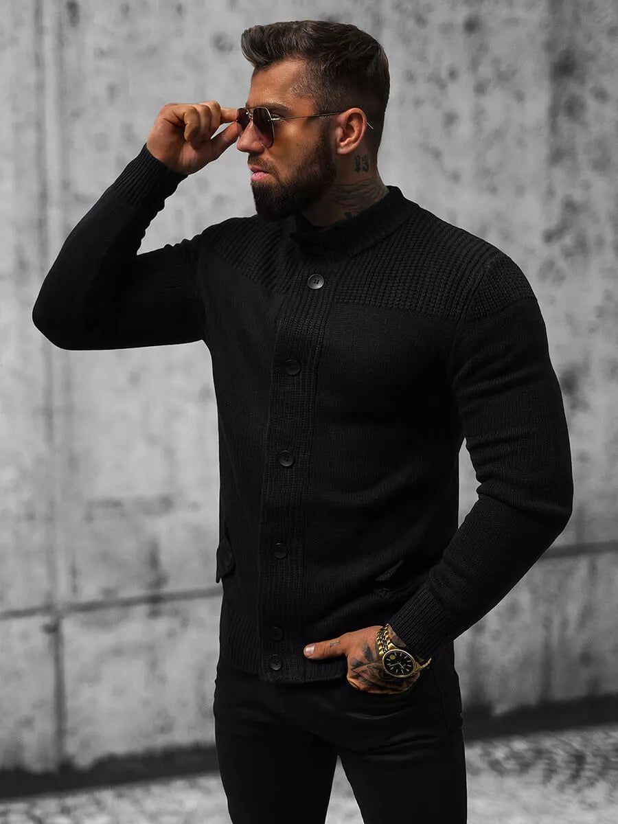 Juodos spalvos megztinis Artir