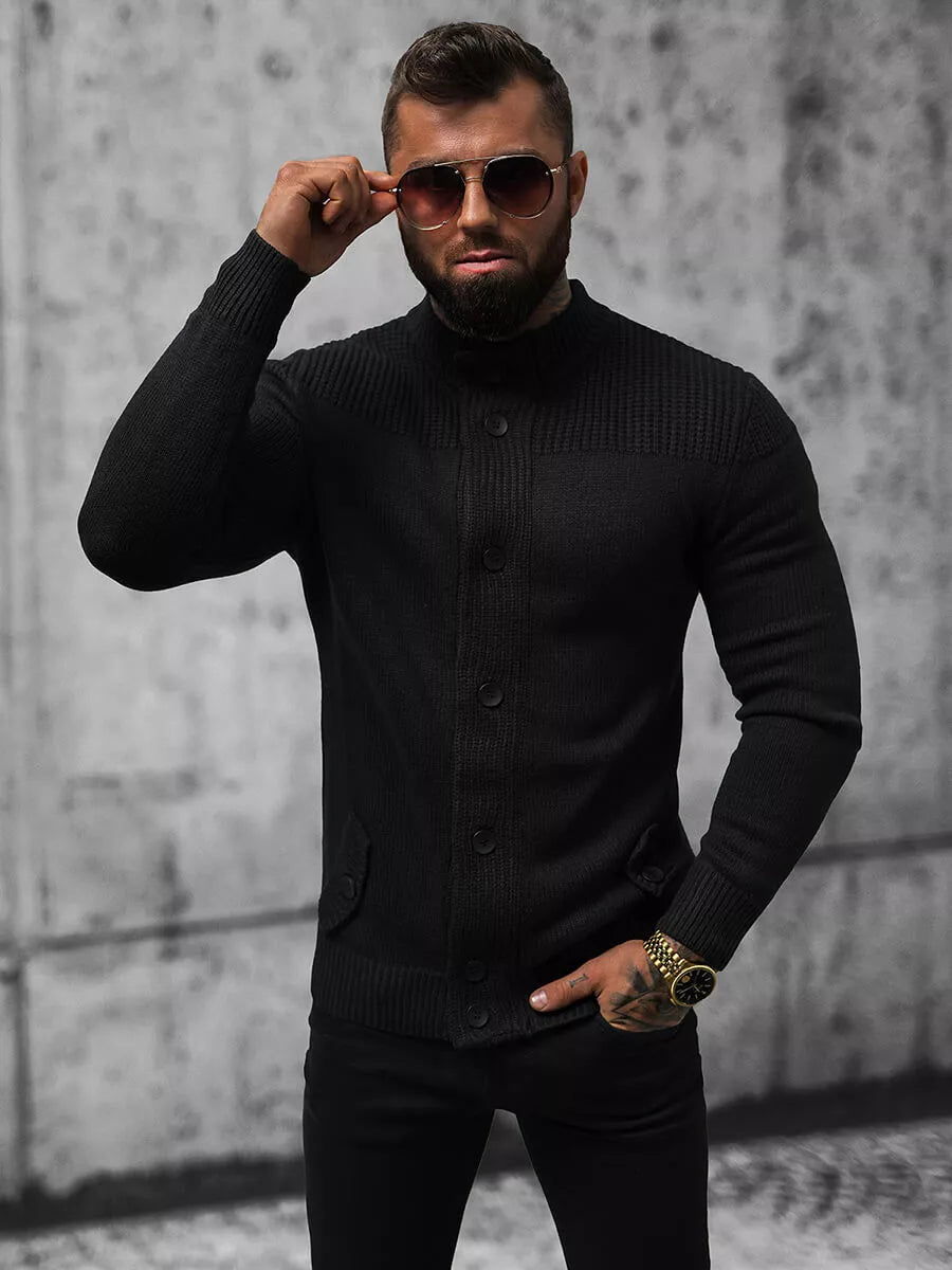 Juodos spalvos megztinis Artir