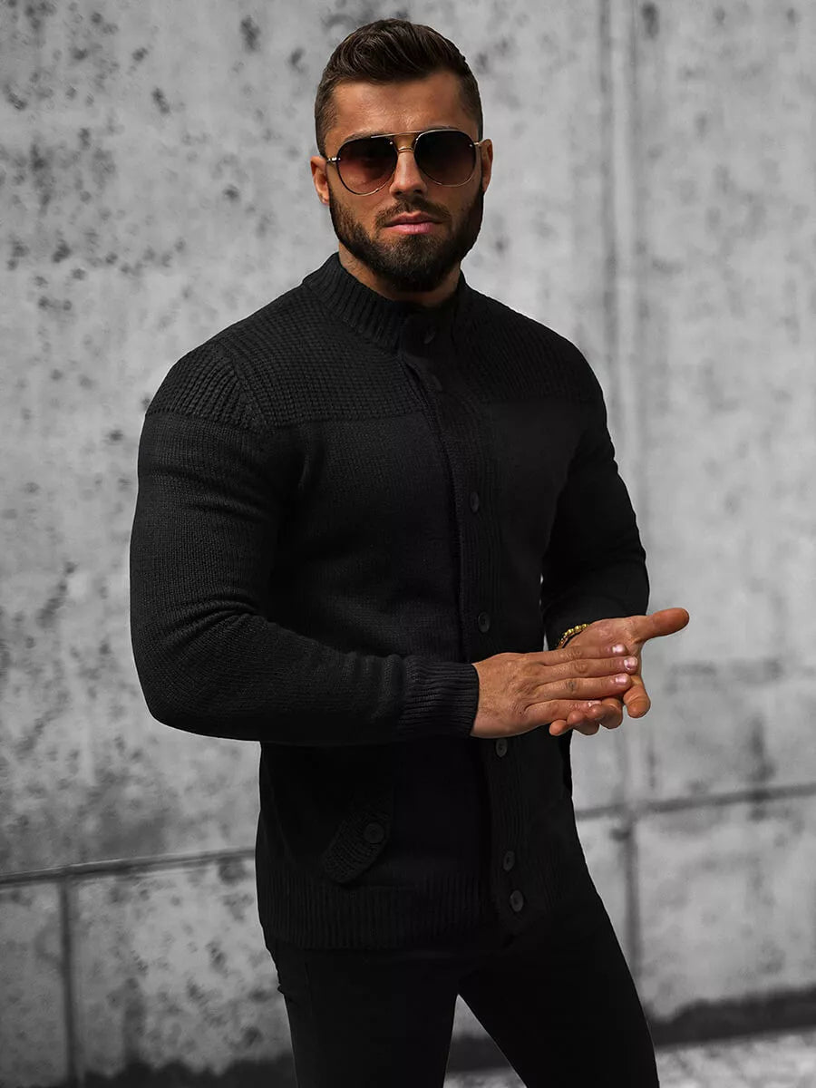 Juodos spalvos megztinis Artir