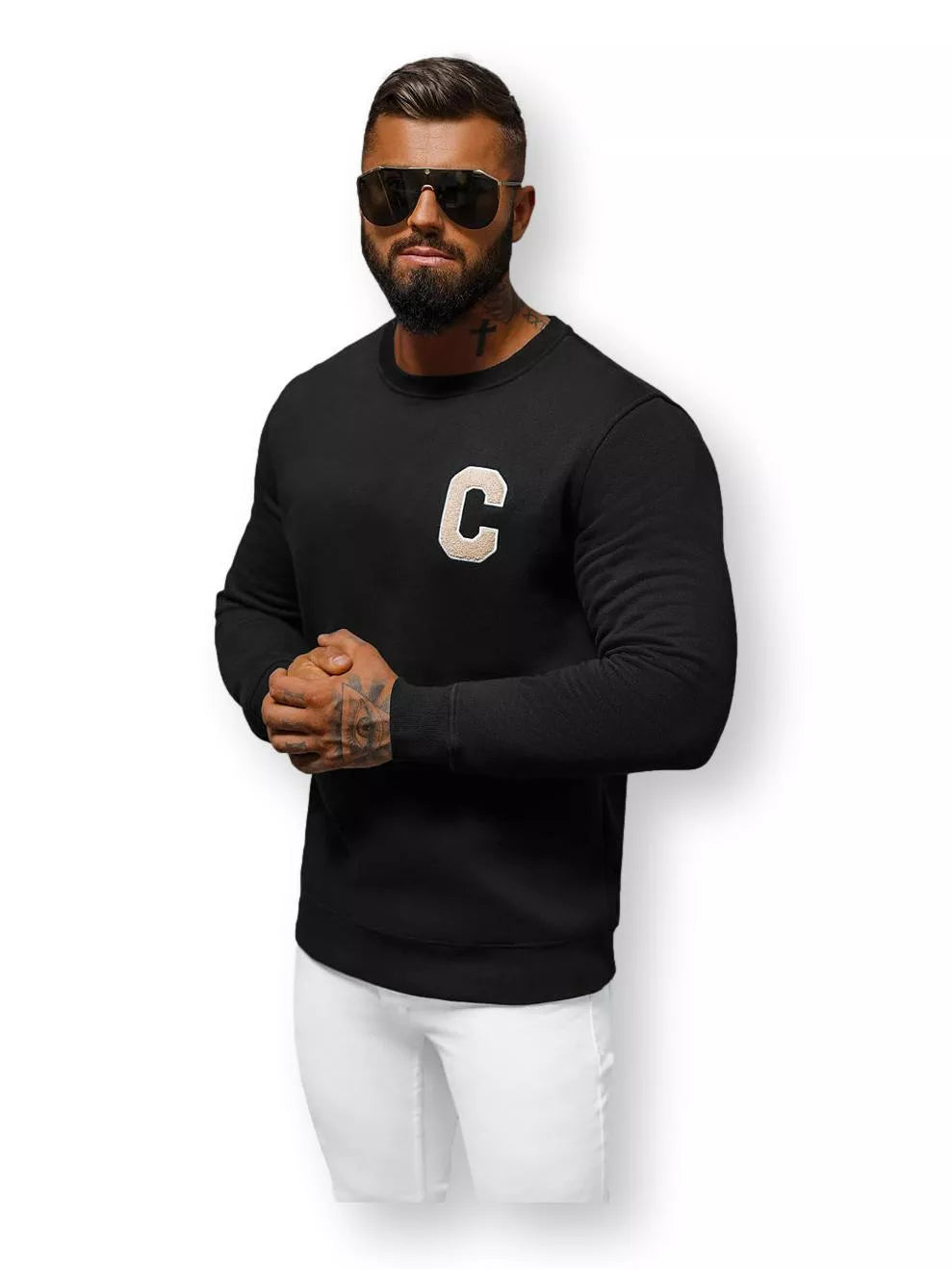 Juodas džemperis Citer