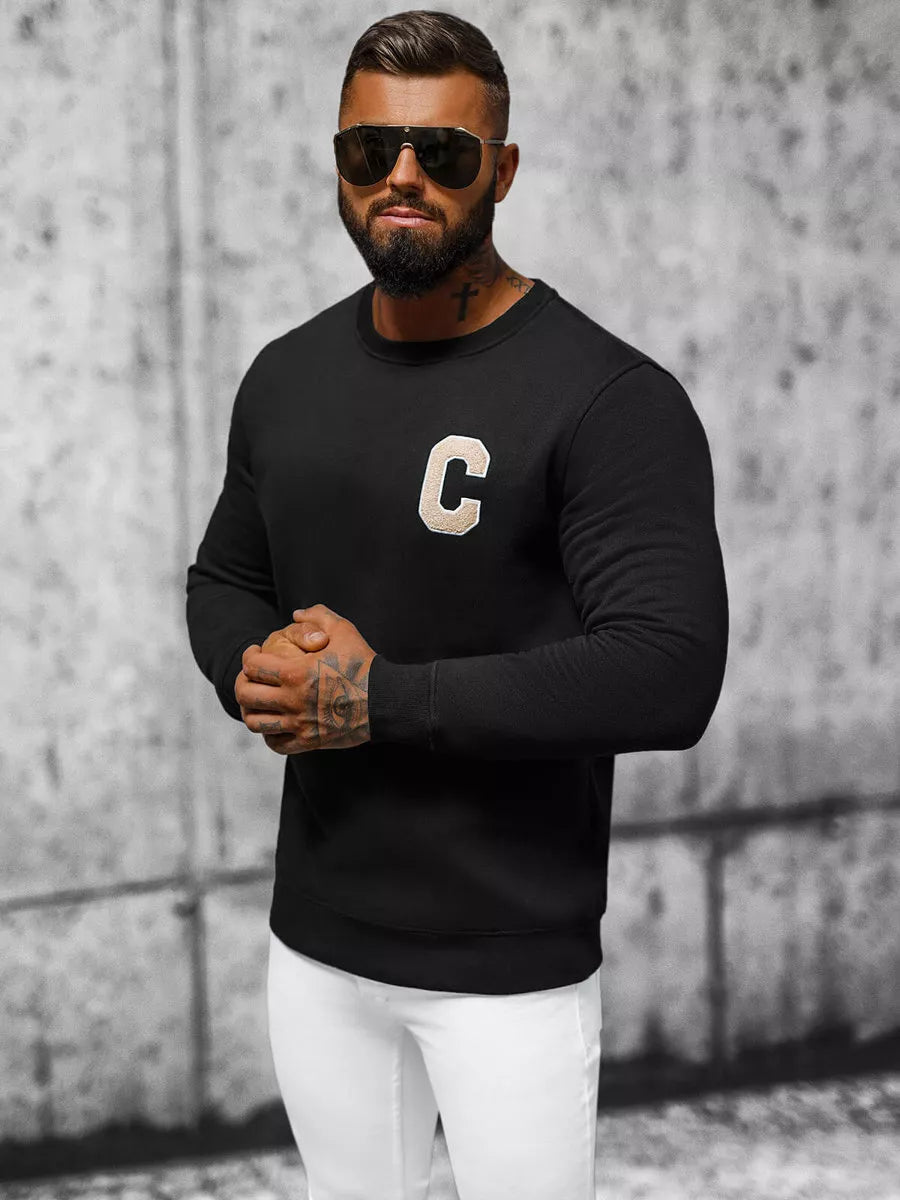 Juodas džemperis Citer