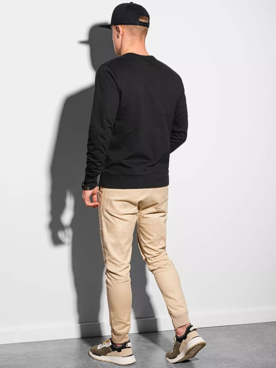 Juodos spalvos džemperis No drama Llama