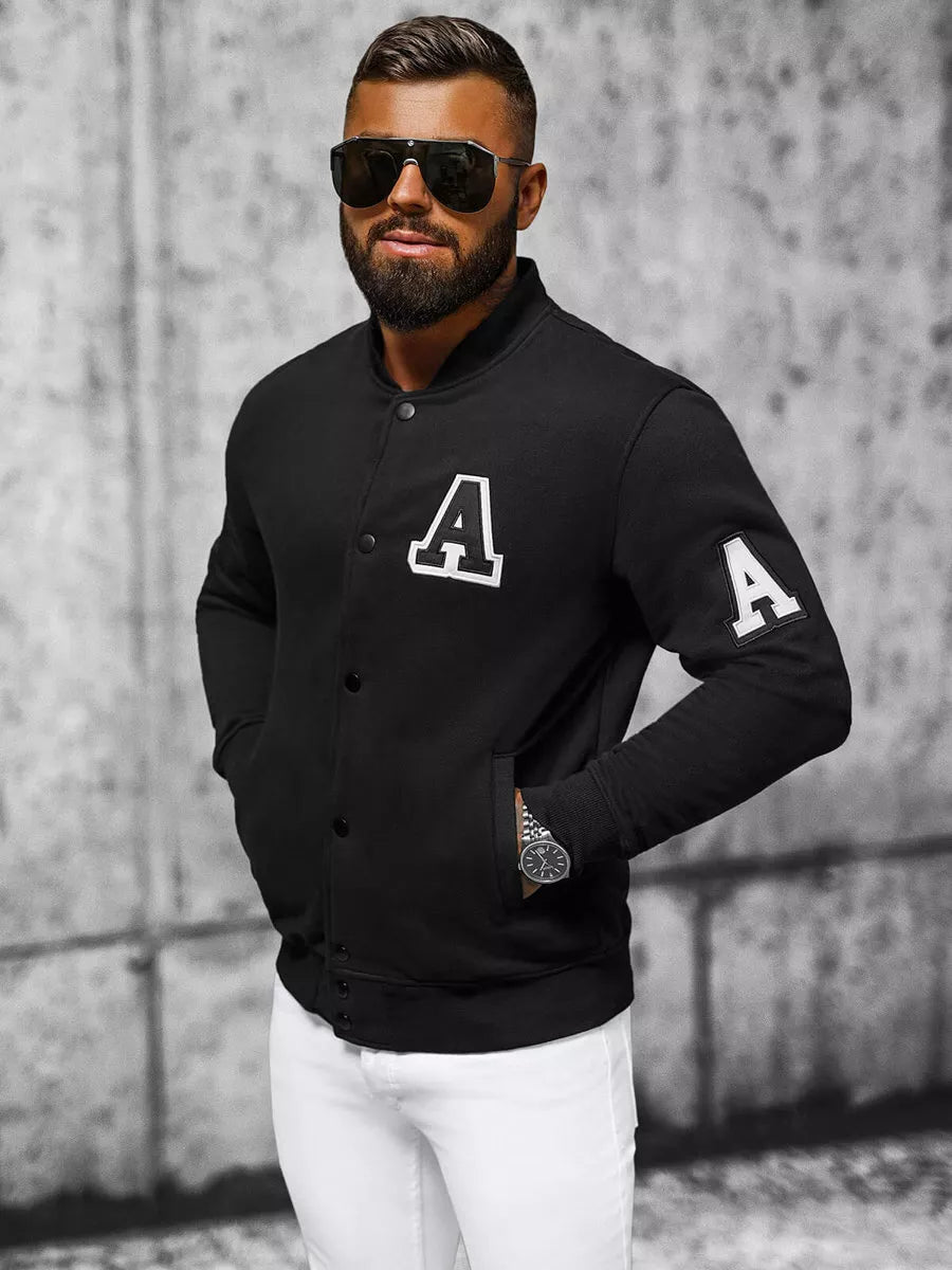 Juodas džemperis Parter