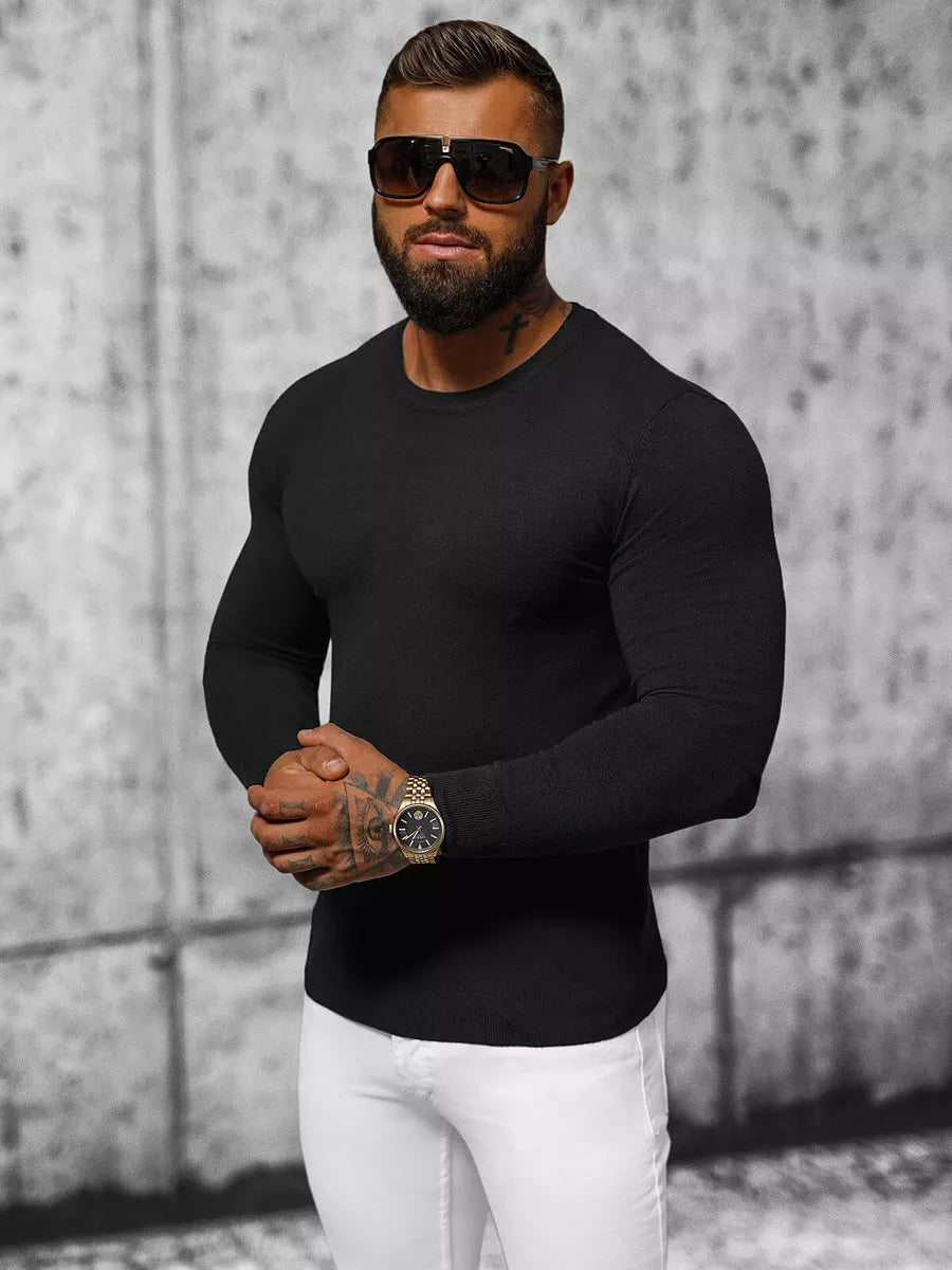 Juodas megztinis vyrams Zadal