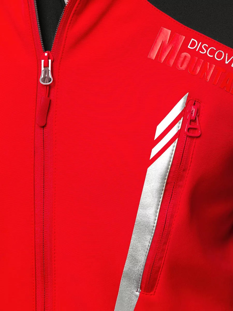 Juoda - raudona strtrukė vyrams Tain