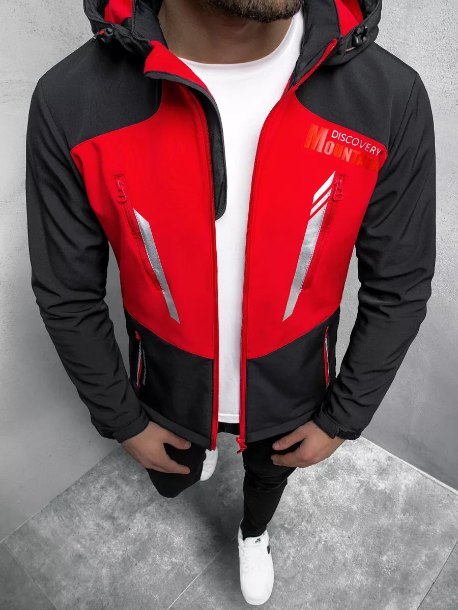 Juoda - raudona strtrukė vyrams Tain