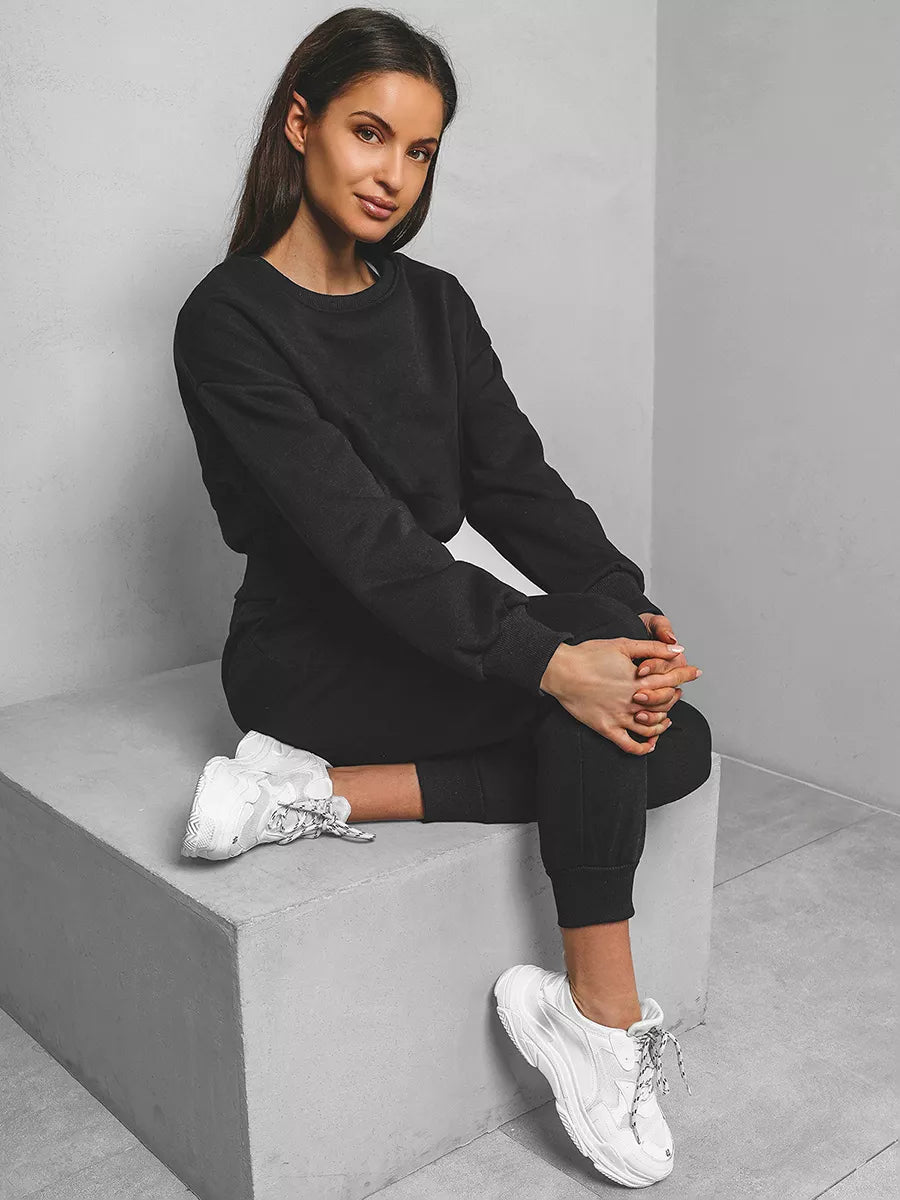 Juodas moteriškas komplektas Bocha