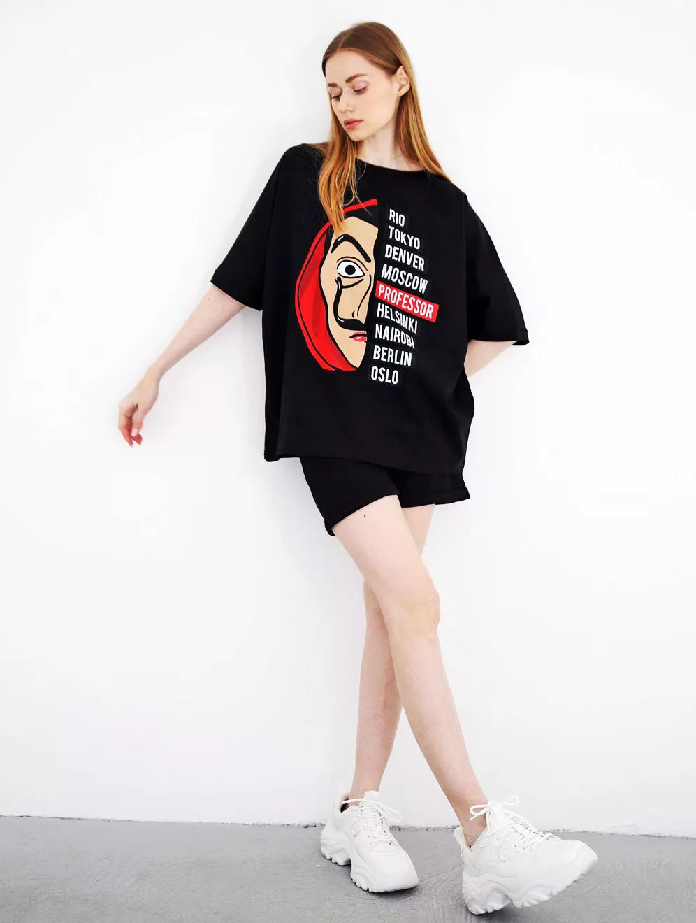 Juodas moteriškas komplektas Vendetta