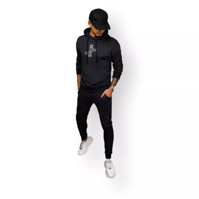 Juodas sportinis komplektas Silent