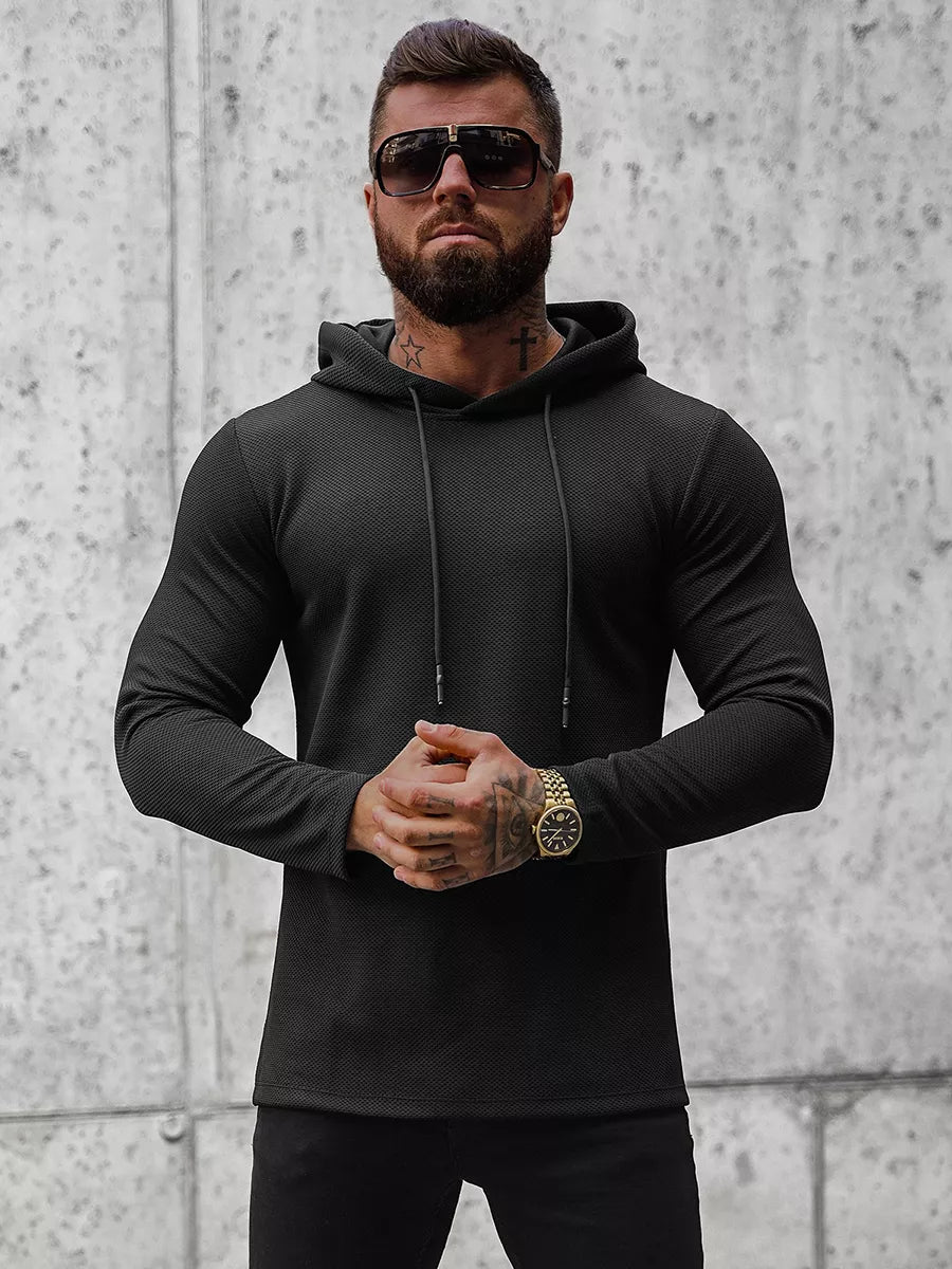 Juodos spalvos vyriškas džemperis Balam