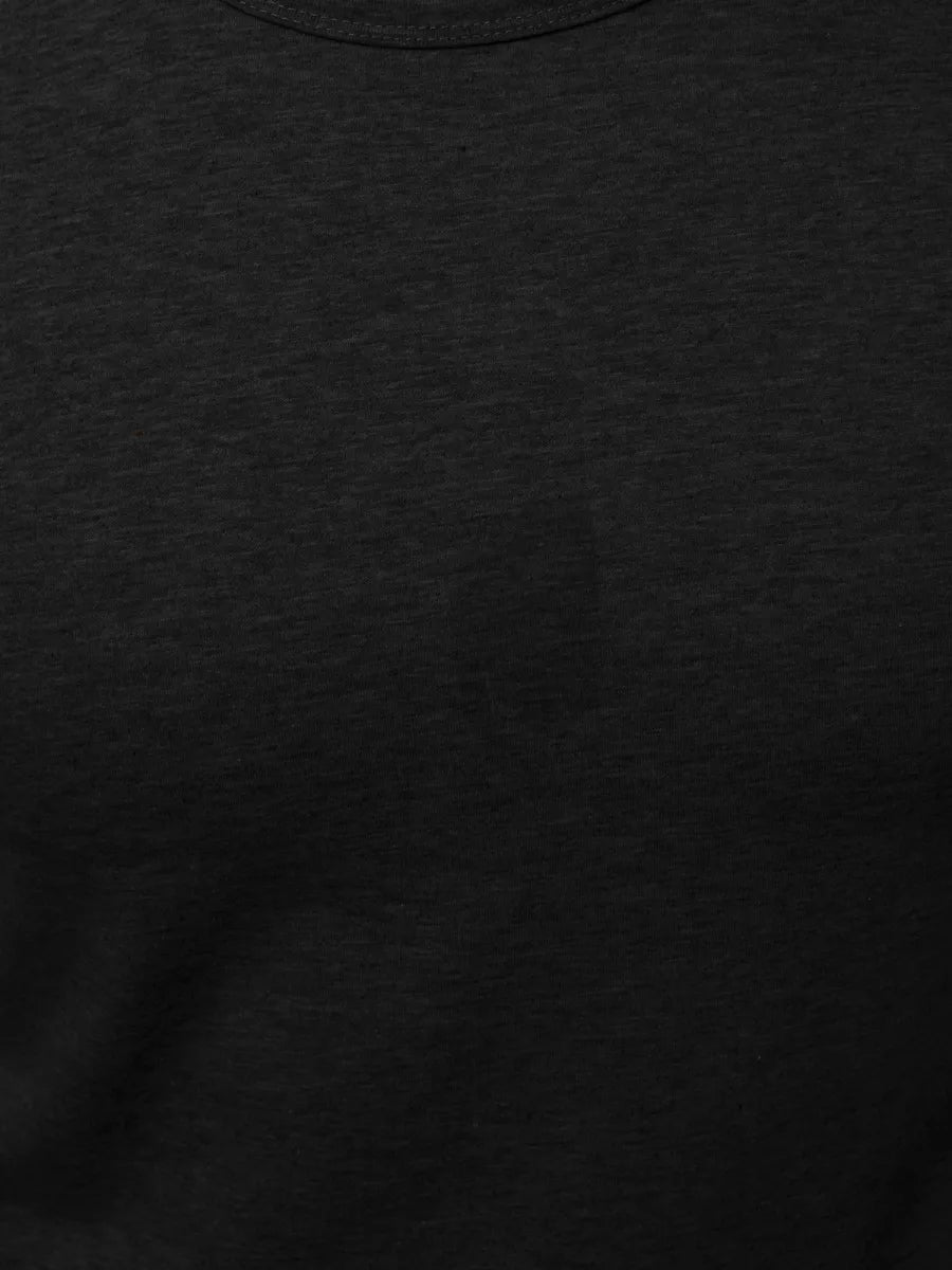 Berankoviai juodi vyriški marškinėliai Look