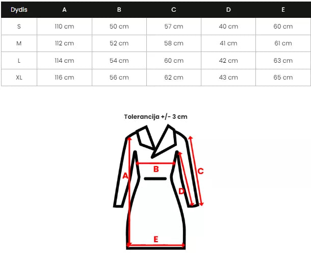 Ruda moteriška striukė Marind