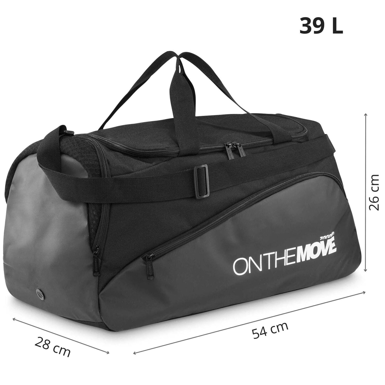 Sportinis juodas krepšys Move