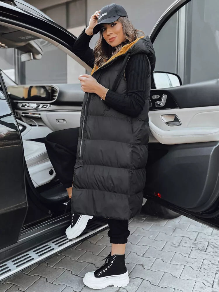 Ilga juoda su rudu vidumi liemenė Neki