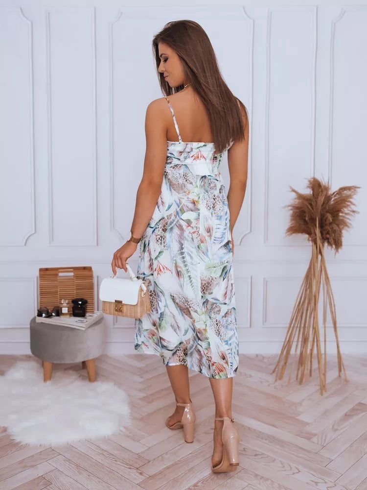 Balta moteriška suknelė su gėlėmis Ladybird