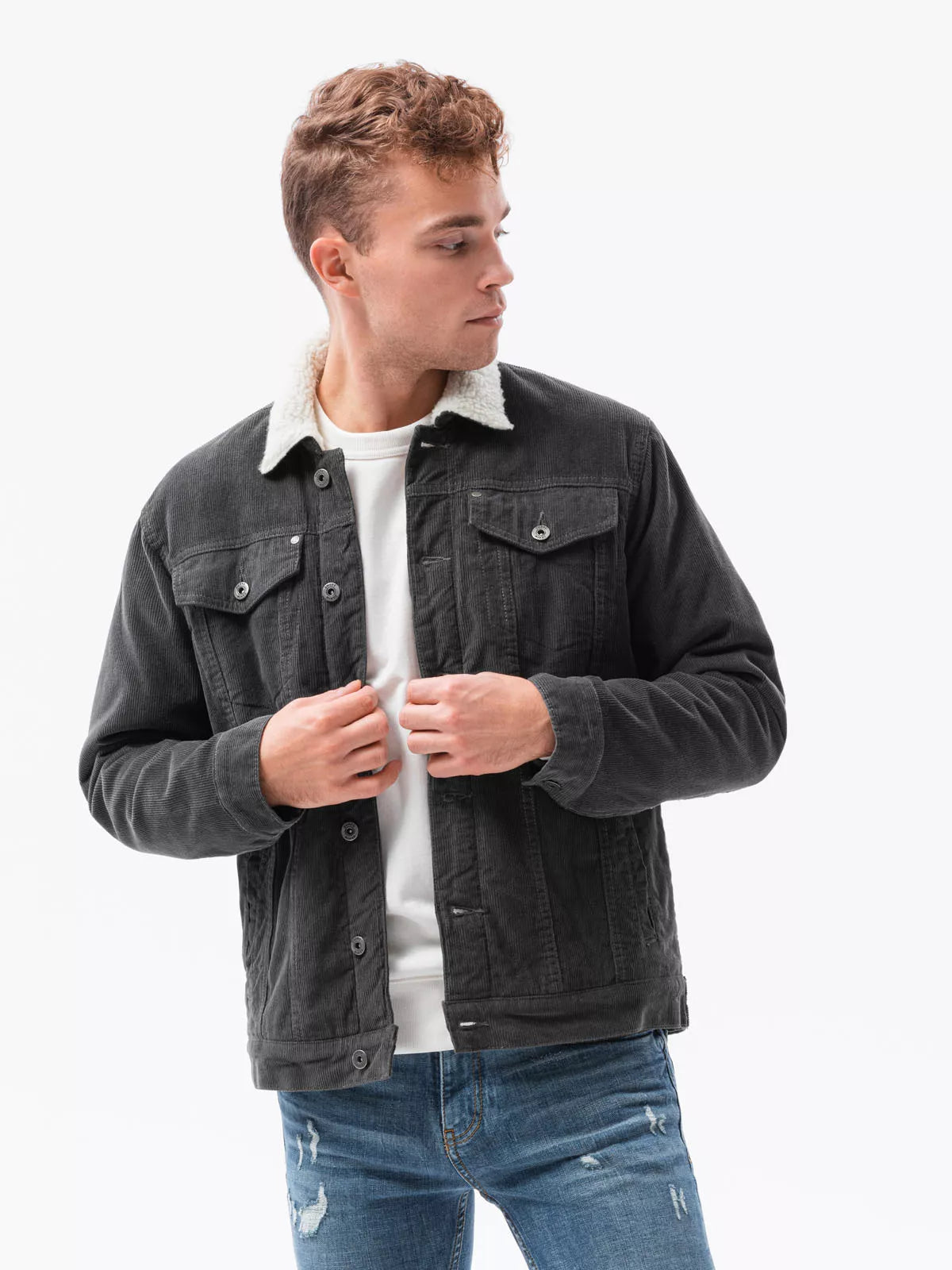 Pilkos spalvos striukė Kensi