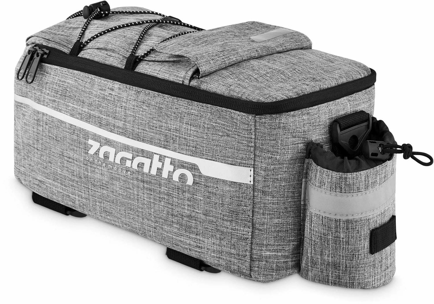 Pilkas dviračio krepšys Rivon