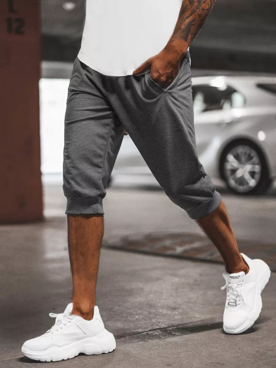 Tamsiai pilki sportiniai bridžai vyrams Losil