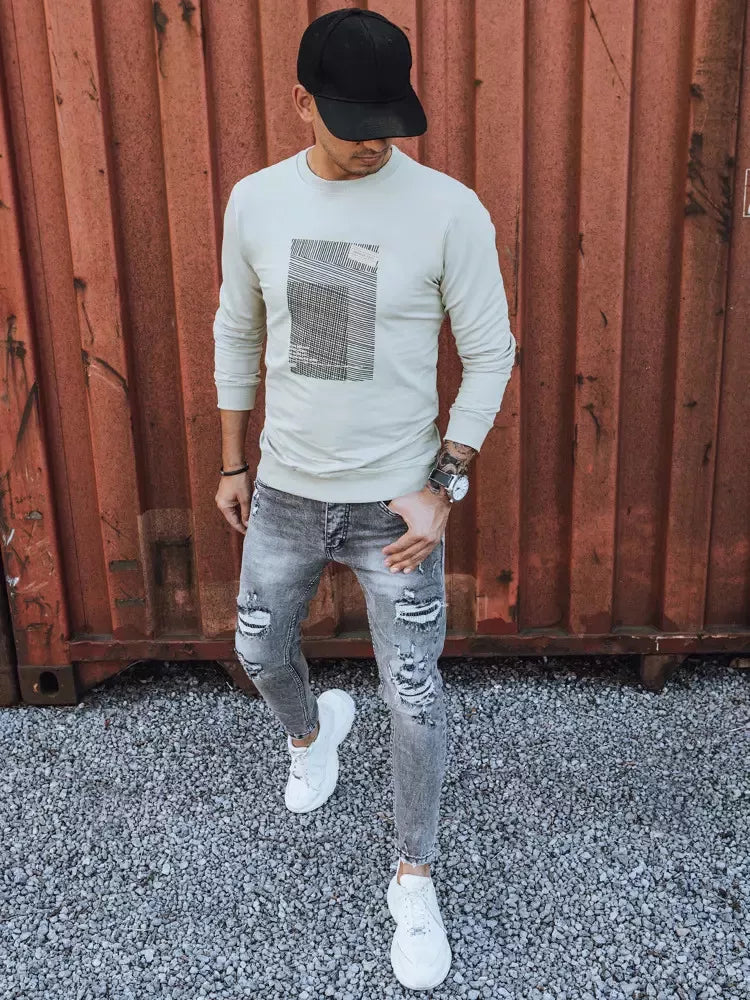 Pilkas vyriškas džemperis Sovel