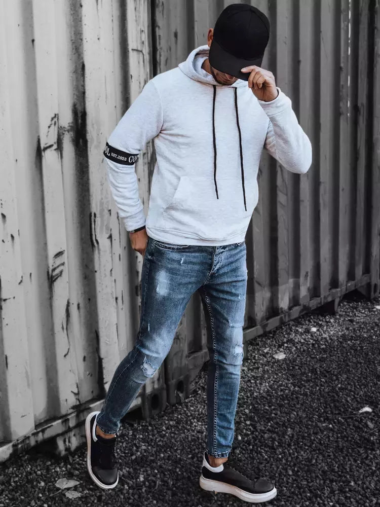 Pilkas vyriškas džemperis Tutol