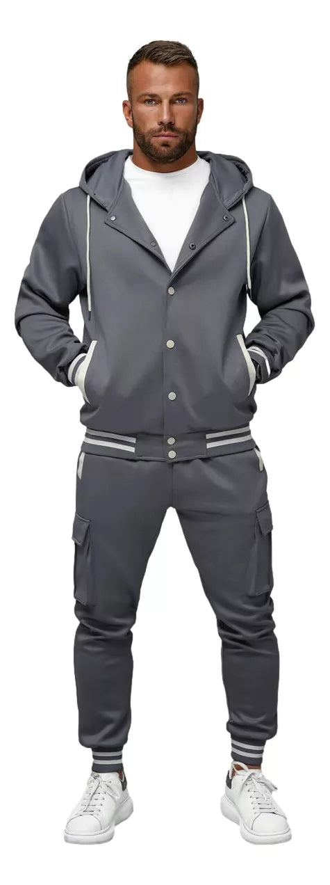 Pilkas vyriškas komplektas Ivan