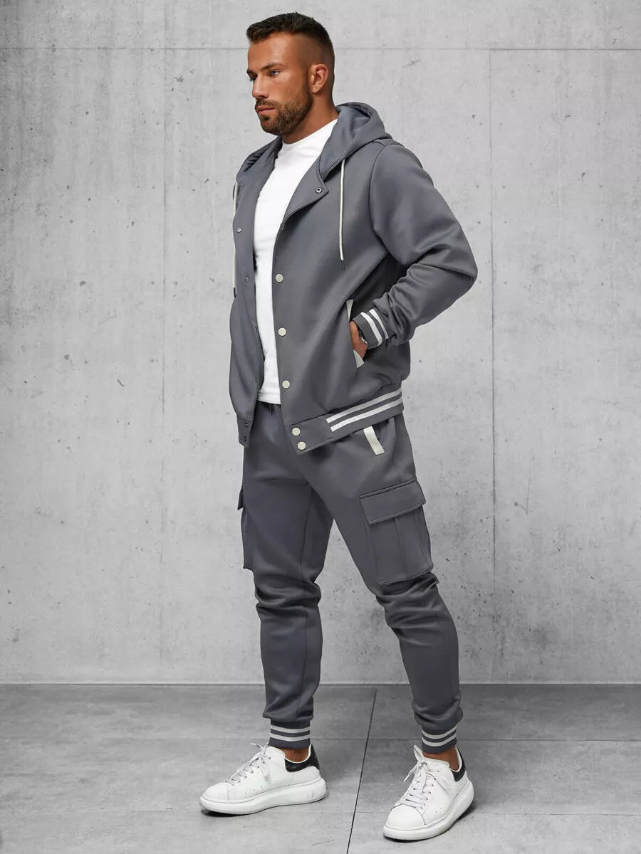 Pilkas vyriškas komplektas Ivan
