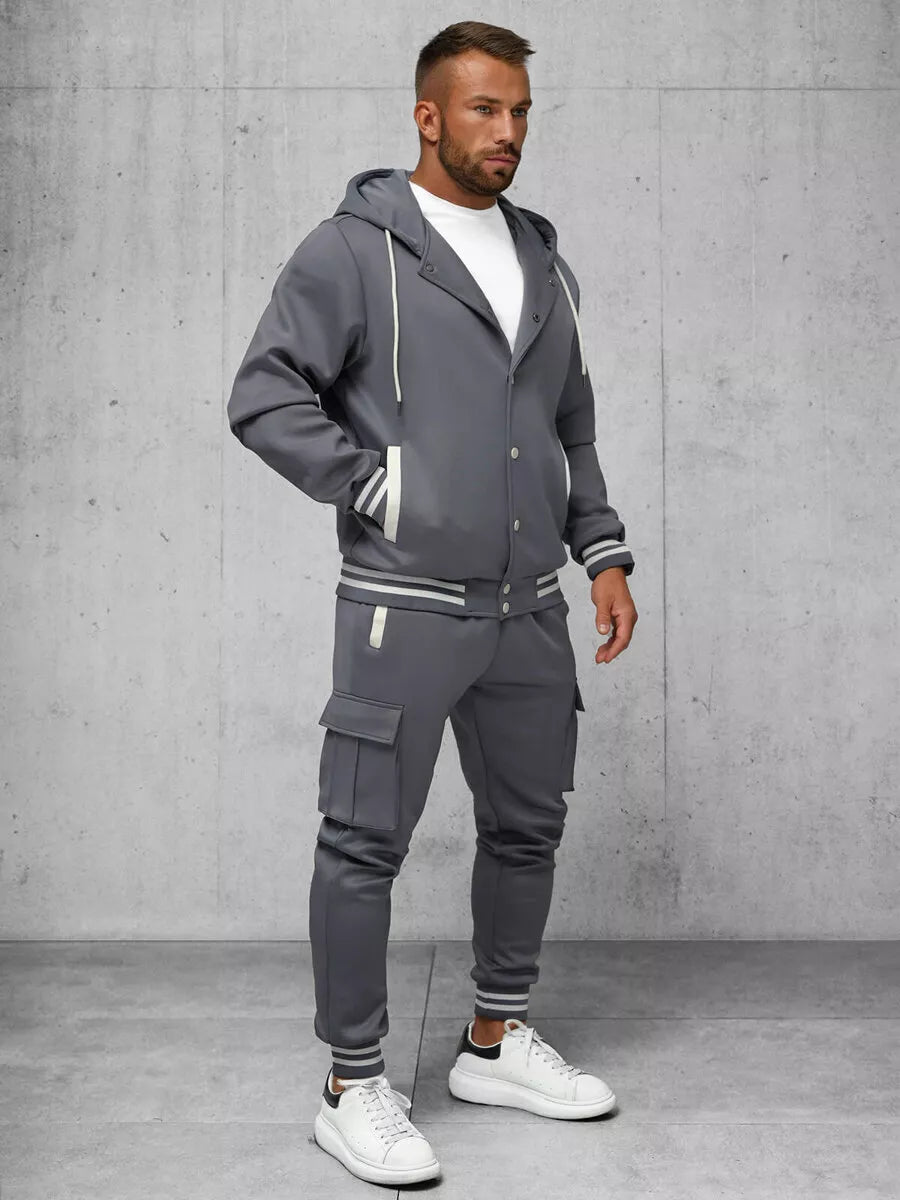 Pilkas vyriškas komplektas Ivan