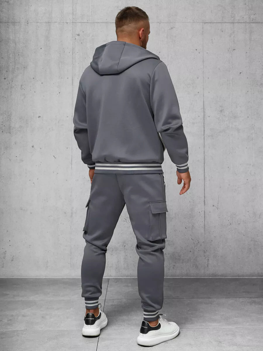 Pilkas vyriškas komplektas Ivan
