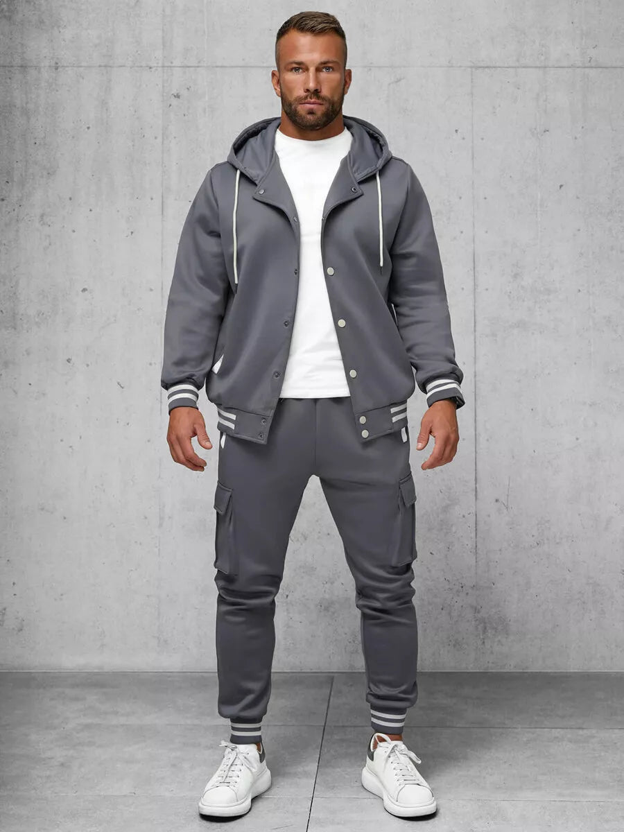 Pilkas vyriškas komplektas Ivan