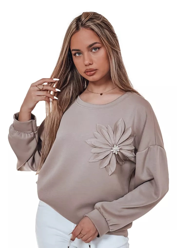 Moteriškas rudas džemperis Flori