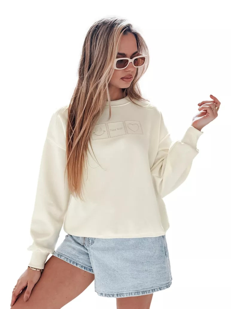 Moteriškas gelsvos spalvos džemperis Easy