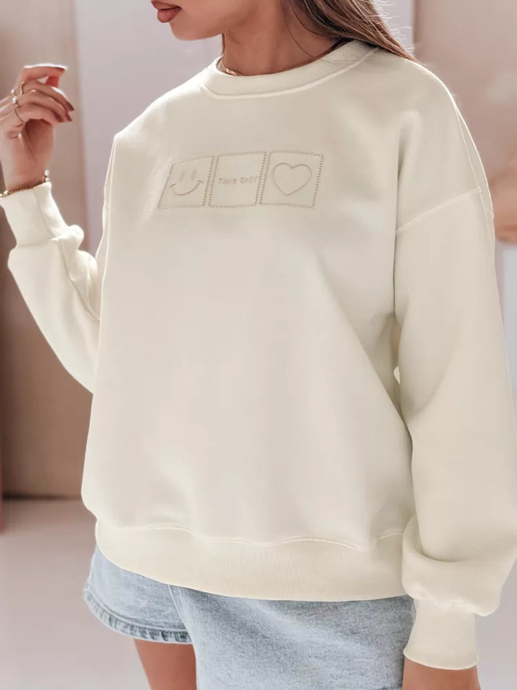 Moteriškas gelsvos spalvos džemperis Easy