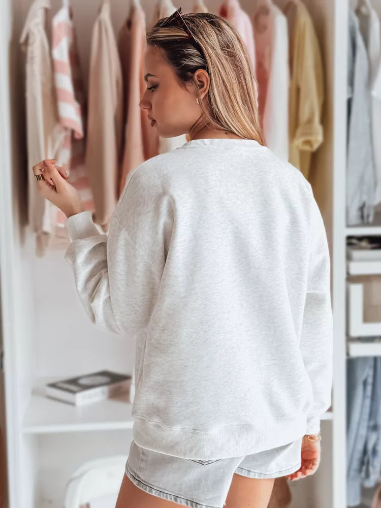 Moteriškas pilkos spalvos džemperis Easy