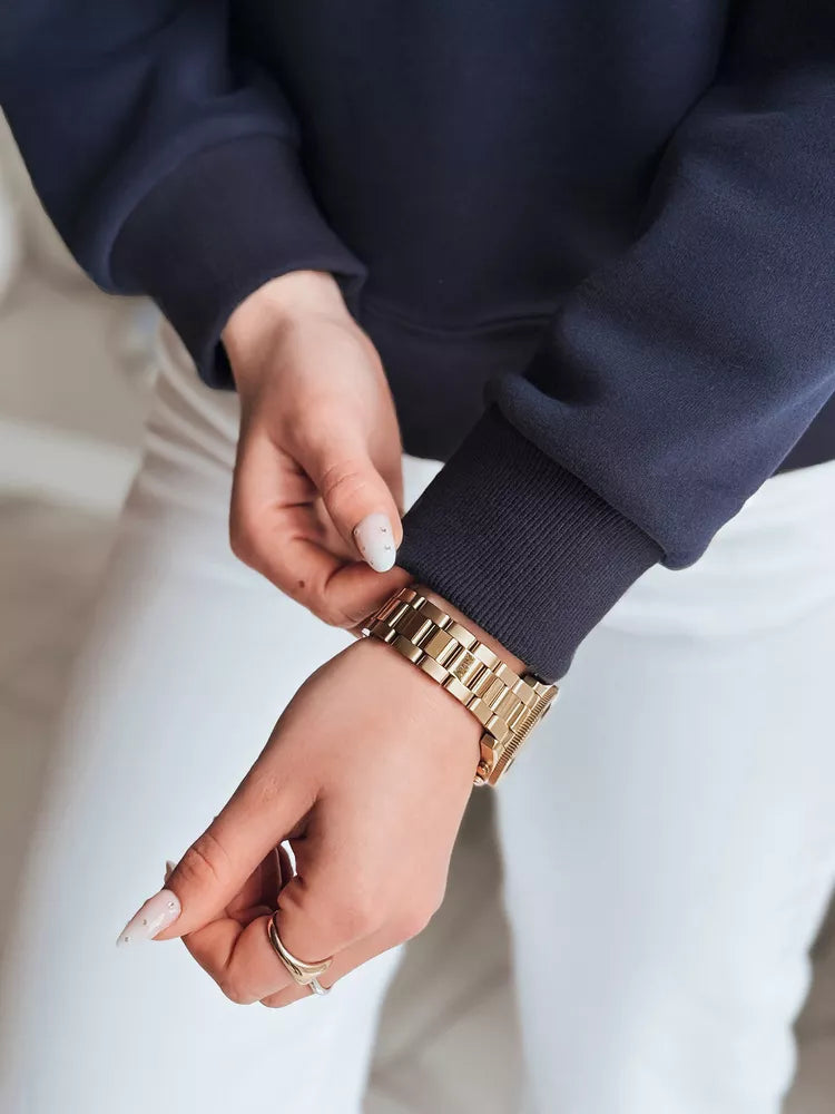 Moteriškas tamsiai mėlynas džemperis Trusty