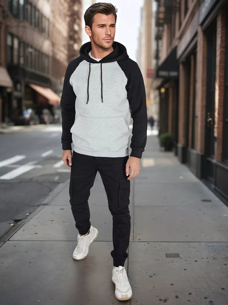 Vyriškas pilkas džemperis Winer