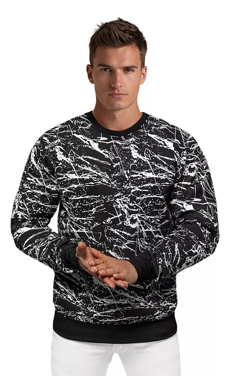 Vyriškas juodas džemperis Movik