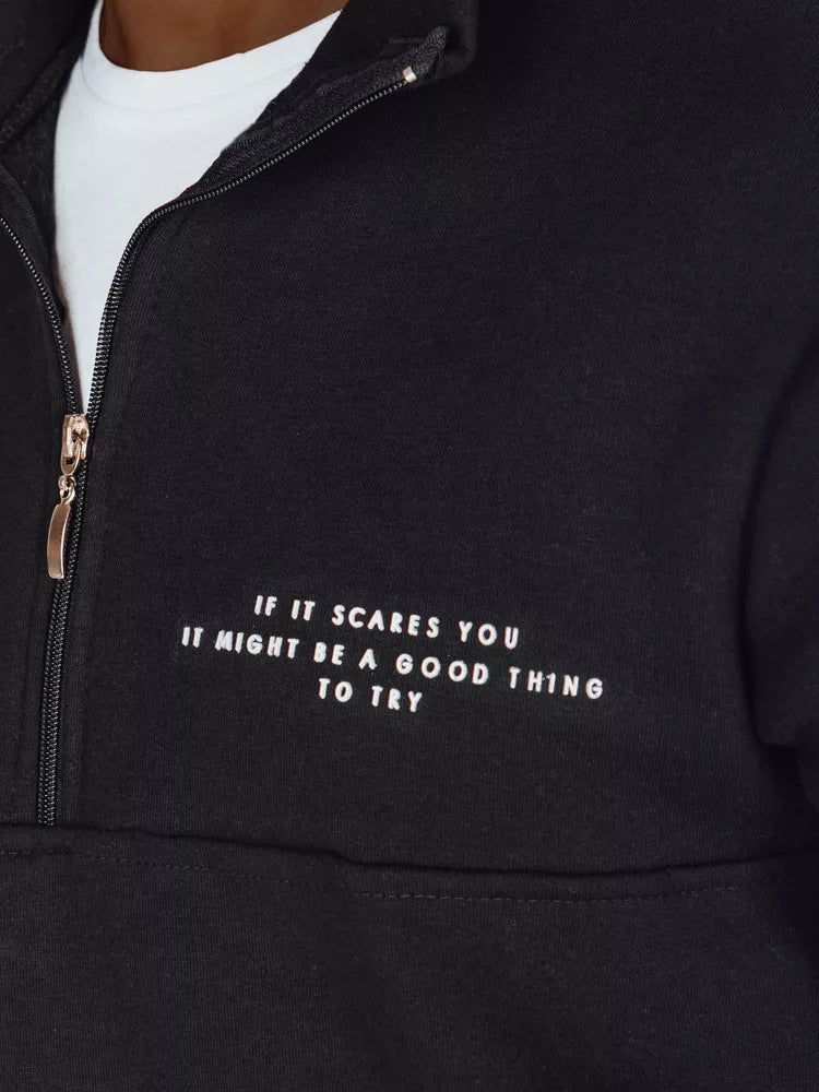 Juodas vyriškas džemperis Calvin