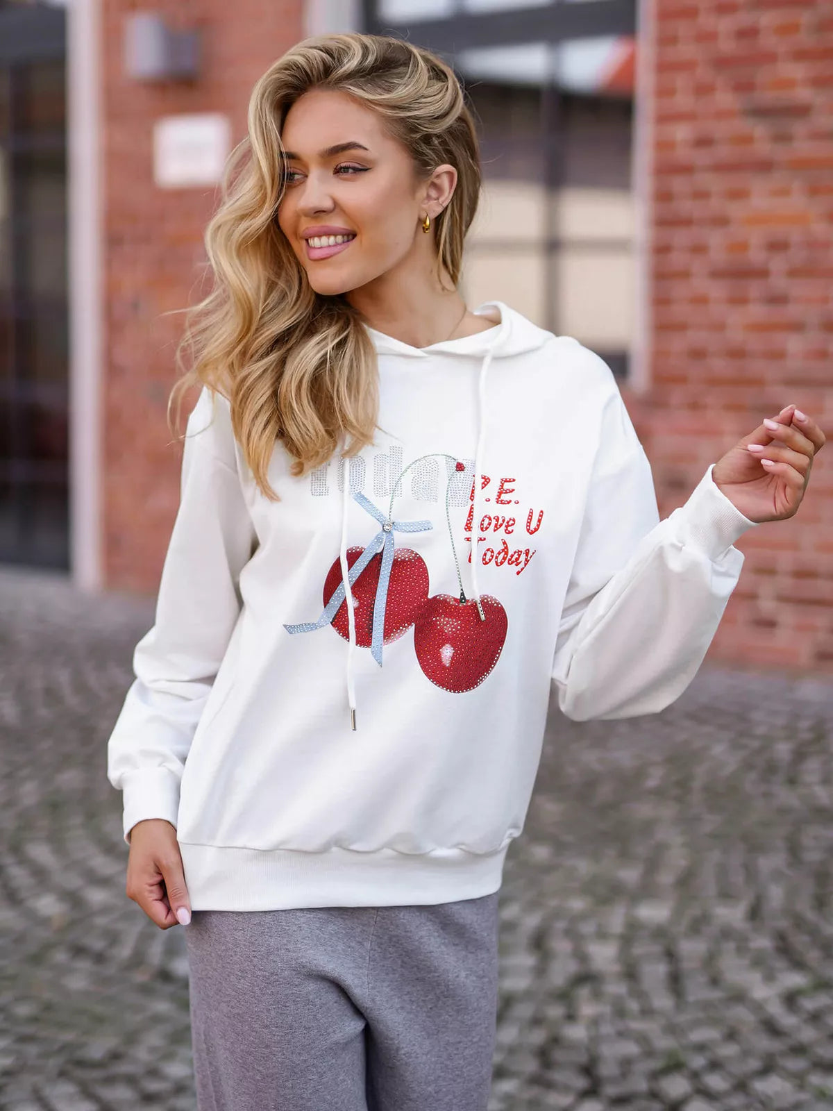 Moteriškas baltas džemperis Today