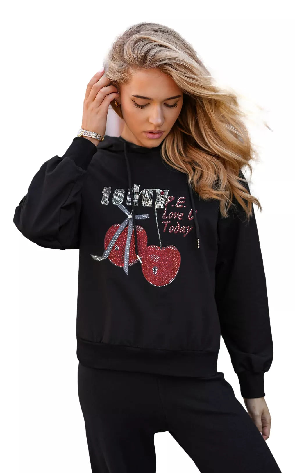 Moteriškas juodas džemperis Today