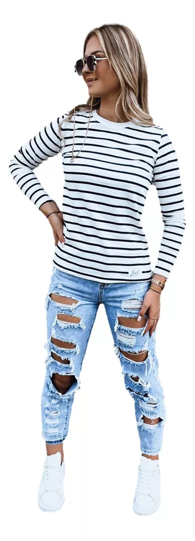 Moteriška balta palaidinė Bluejay