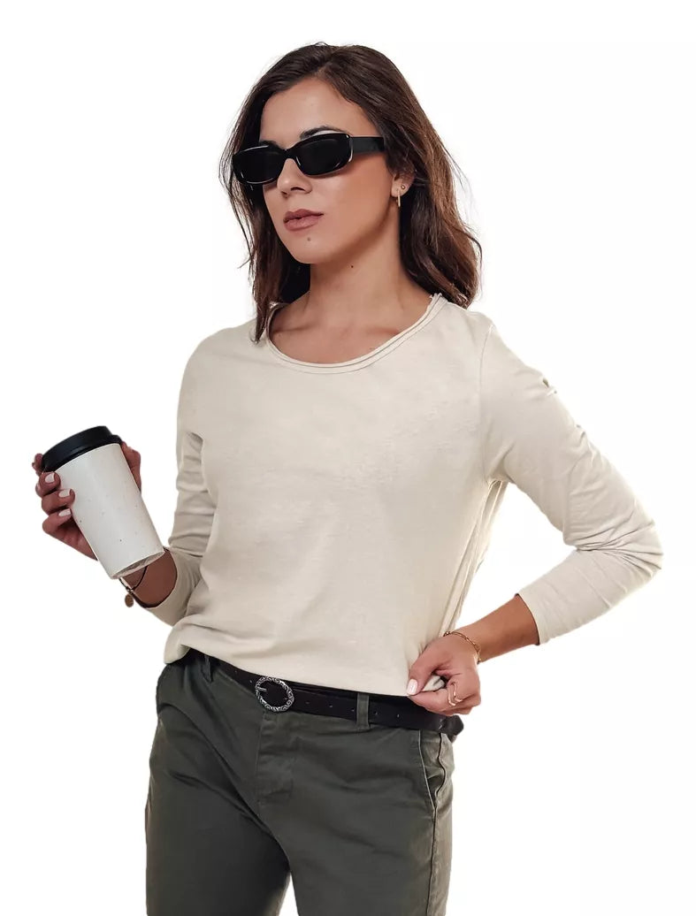 Moteriška rusva palaidinė su pakabuku Minimoda