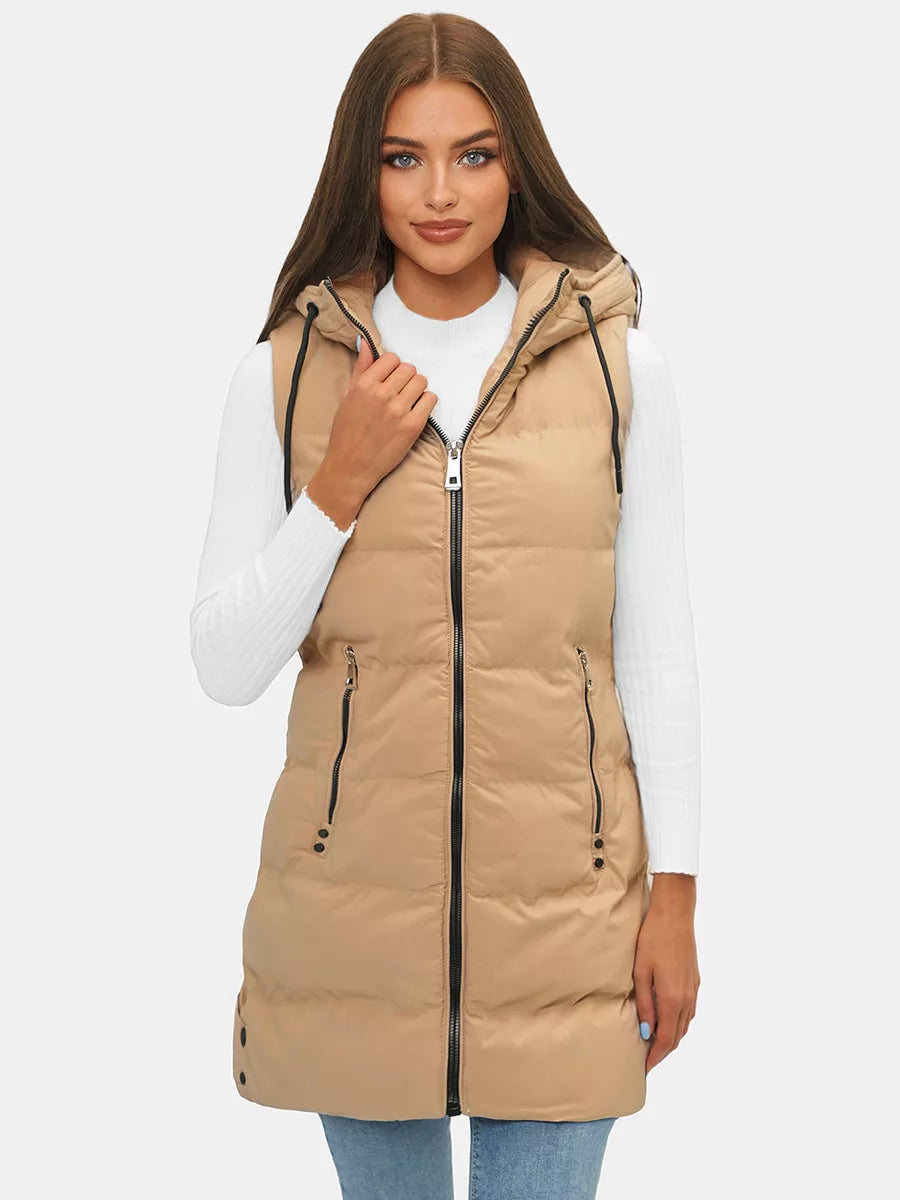 Moteriška ruda ilga liemenė Peret