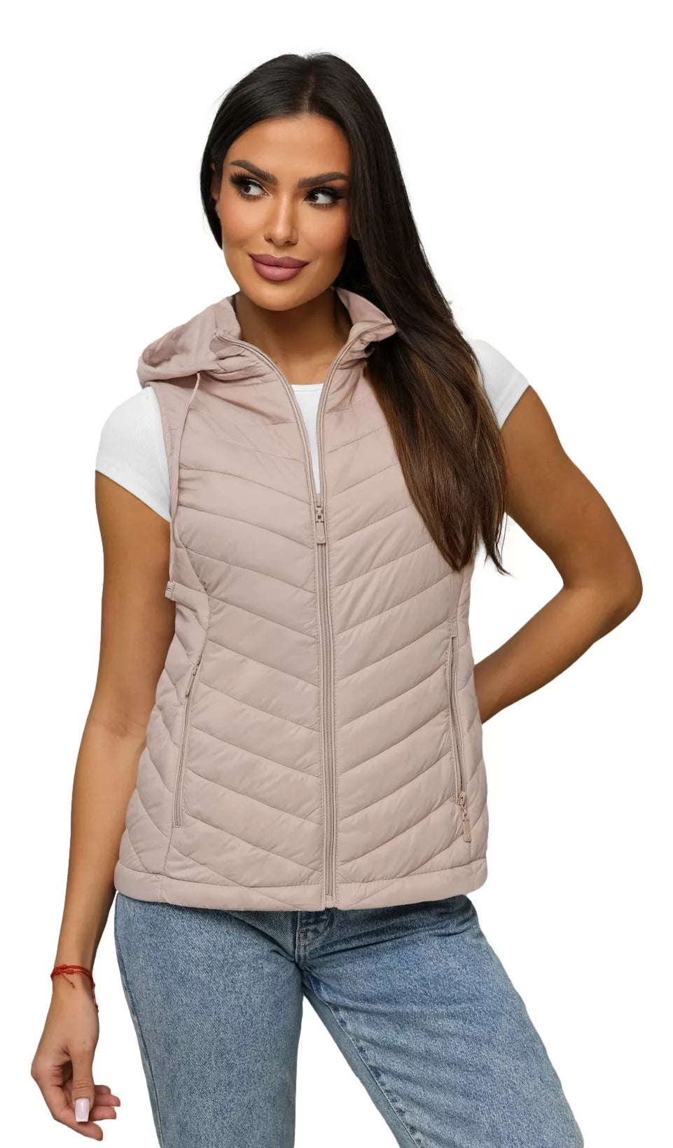 Moteriška rusva liemenė su gobtuvu Percy