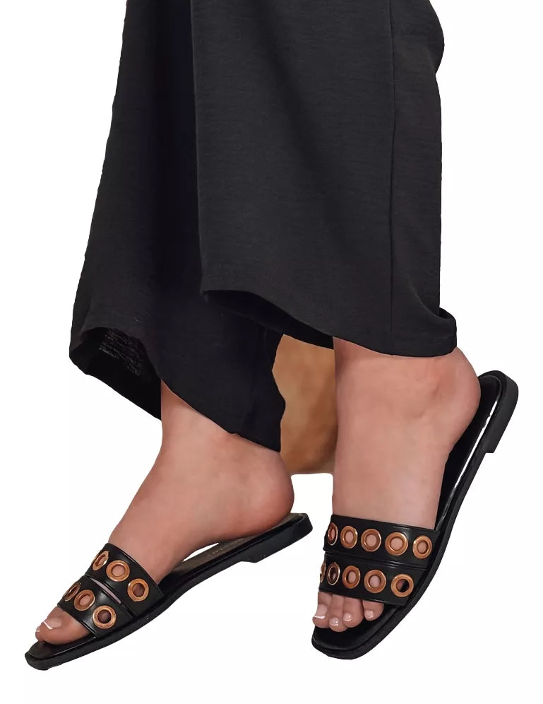 Moteriškos juodos spalvos šlepetės Stelsan