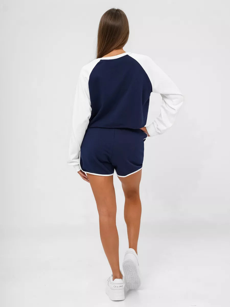 Moteriškias tamsiai mėlynas komplektas Spoiled