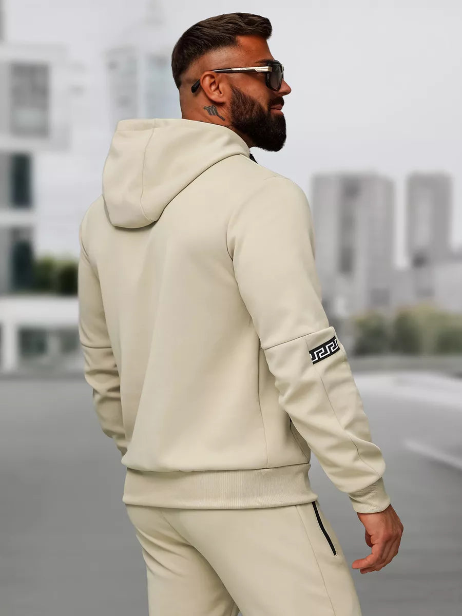 Vyriškas rusvas sportinio kostiumo komplektas Lion