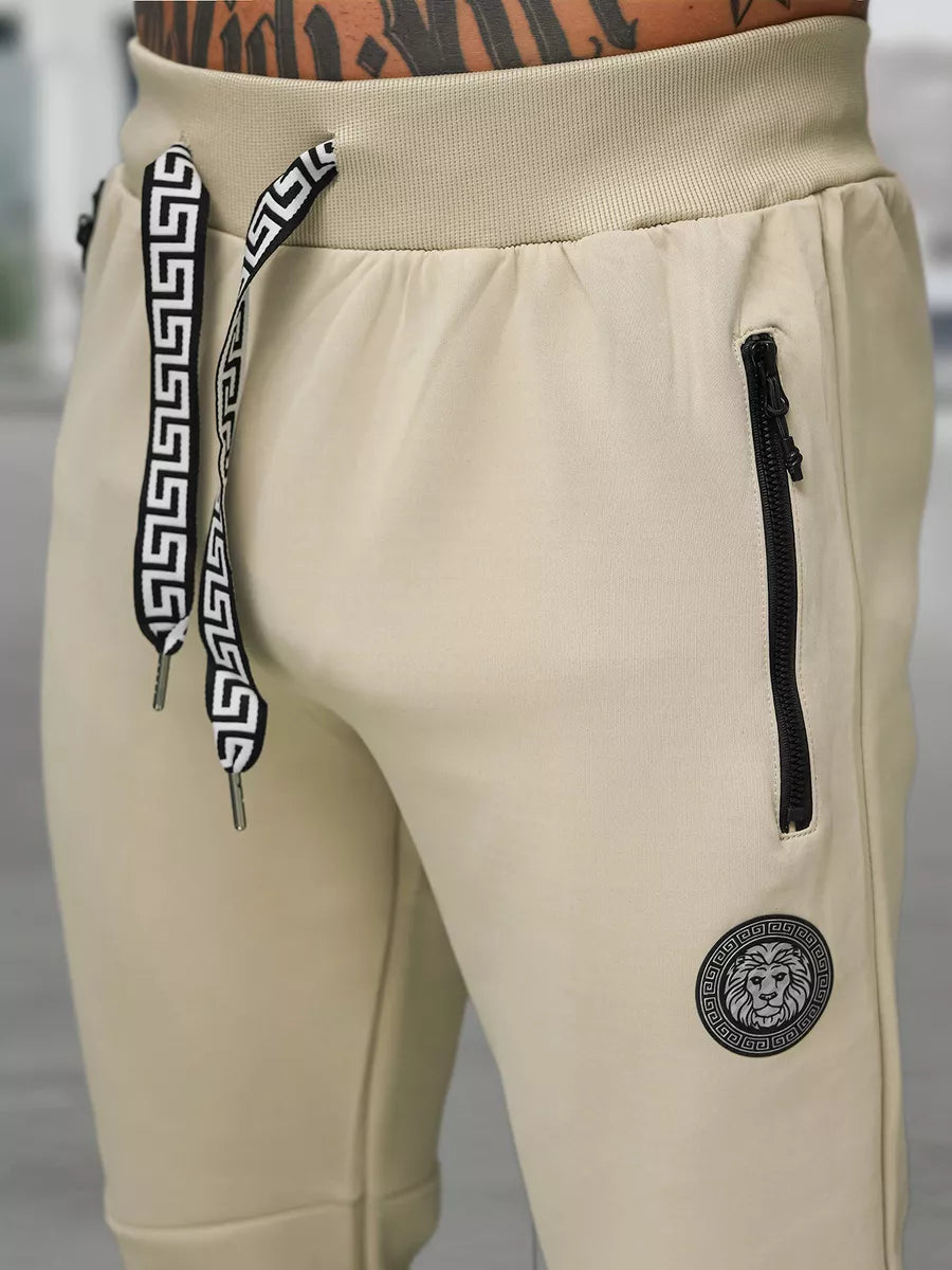 Vyriškas rusvas sportinio kostiumo komplektas Lion