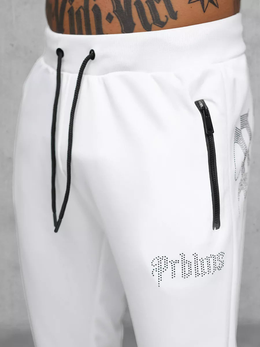 Vyriškas baltos spalvos  laisvalaikio kostiumas Matin